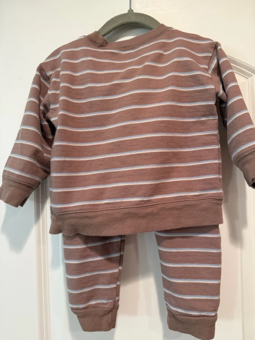 Carter's Pink Striped Two-Piece Set